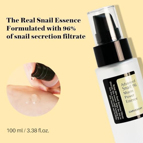 Advanced Snail Mucin 96% Power Repairing Essence,Hydrating Serum for Face with Snail Secretion Filtrate for Dull And Damaged Skin(100 ML) - Image 6