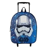Fabricado en Francia. Sac à Dos à roulettes 31cm Disney Star Wars Gris Nautic
