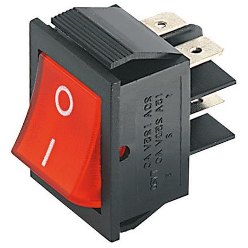 Il tasto di comando è di colore rosso, standard per segnalare funzioni di stop, arresto o spegnimento di sicurezza. La finitura del tasto migliora la visibilità e la riconoscibilità immediata, riducendo il rischio di azionamenti errati in ambienti con più comandi ravvicinati.