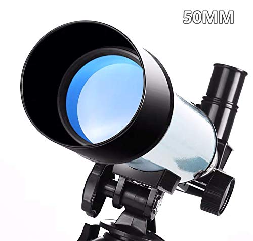 Telescopio astronómico refractor 50mm para principiantes miniatura 3