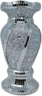 Sparkle Ornament Bling Crushed Diamond Gift | CRYSTALLIZED Crushed mirrored flower pot | Crushed Diamond Display | gift present for all occassion Home Decor