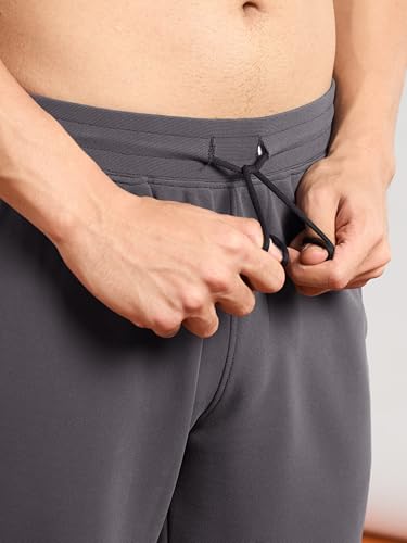 Image of TECHNOSPORT Men Solid Slim Fit Sports Shorts TS Flexi Polyester Mid Rise Drawstring Shorts Pant for Men Pockets Gym Workout Running Joggers Casual Quick Dry