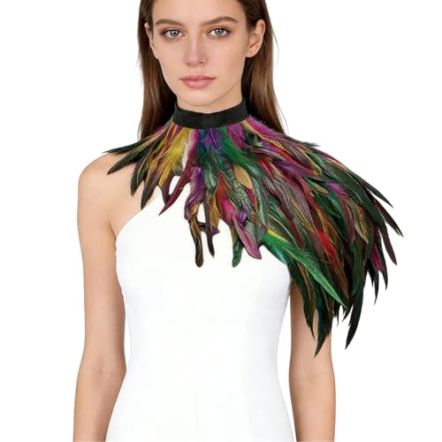 Châle à franges en mousseline pour carnaval et soirée costumée