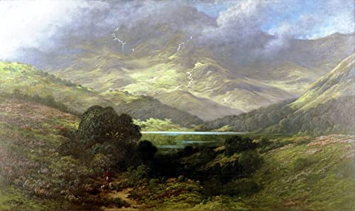 Highlands écossais Gustave Dore toile pour salon chaleureux et moderne