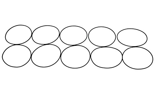 Sterling Seal OREPD046x10 O-Ring, Number 046 Standard is Good for Steam (400 Degree F), Hot Water, Sunlight, Silicone Oils, Greases, Dilute Acids and Fluids4-1/4" ID, 4-3/8" OD (Pack of 10)