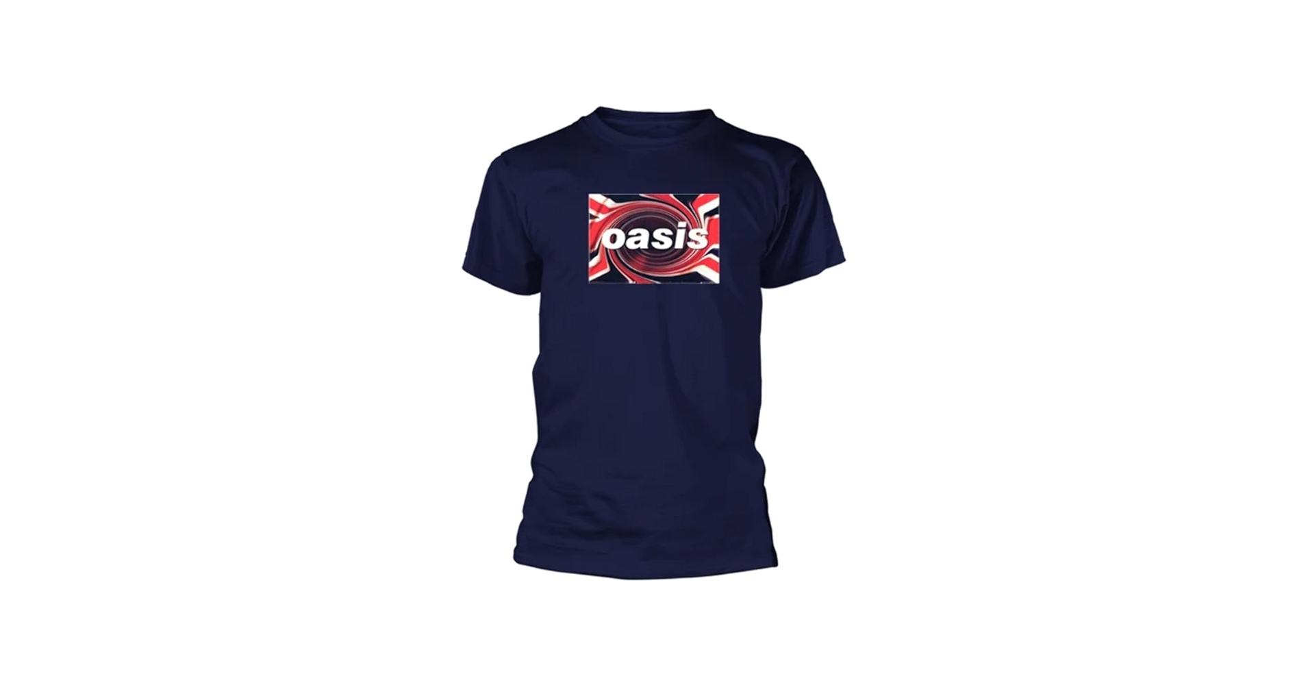 Amazon.com: Oasis T Shirt Union Jack Classic Band Logo Official