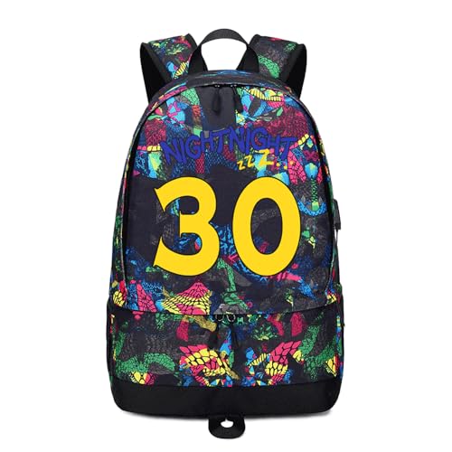 Mochila de baloncesto número 30 con compartimento para balón bolso deportivo multifuncional