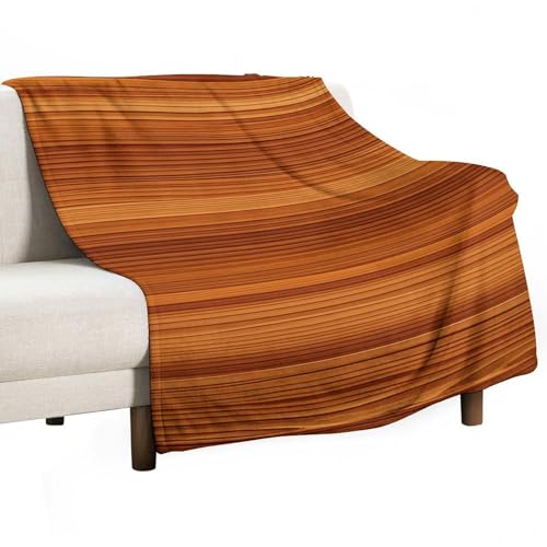 Couverture flanelle ultra légère au motif boisé