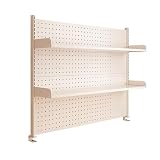 卓上 ラック ペグボード付きデスク上用カーボンスチール製デスクシェルフ クリップ式寮デスクハッチ 寮 オフィス用 棚の高さ調節可能 デスク ラック(80xm/31in)