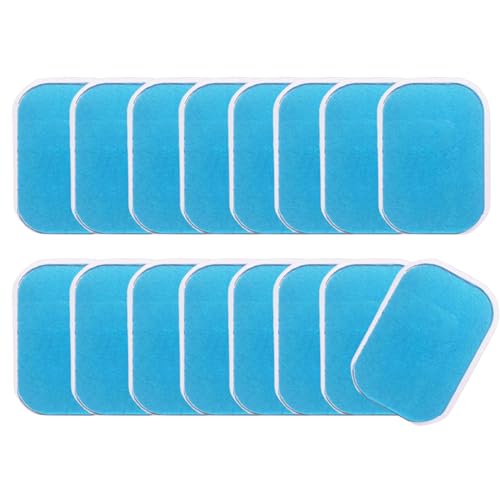 16 unidades de almohadillas de gel para electroestimulador, almohadillas de alta conductividad para entrenamiento de glúteos y músculos miniatura 6
