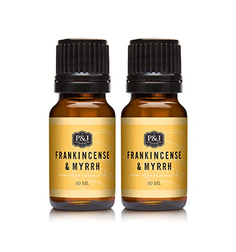 Frankincense & Myrrh Value Pack Fragrance Oils for Candle Fragrance, soap Making, Home Crafts, Scented Oils, Diffuser Oil, Bath & Body Crafts.