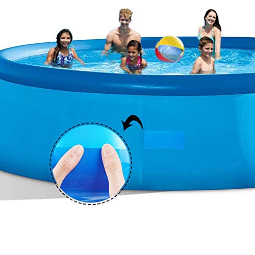 Self-Adhesive PVC Repair Patches, Vinyl Pool Liner Patch Boat Repair Vinyl Rubbers for Inflatable Boat Raft Kayak Canoe, Rectangle