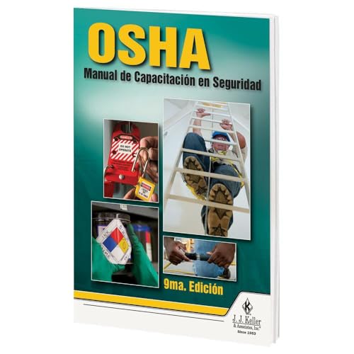 2024 OSHA Safety Training Handbook, 9th Edition, Softbound, 5.25' x 8.25', Spanish, J. J. Keller & Associates, Inc.