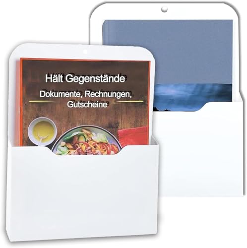 Porte-documents magnétiques pour documents de bureau et listes de cuisine