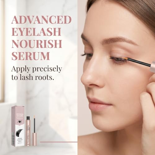 Eyelash Enhancing Serum with Powerful Peptides & Plant Botanicals for Thinning Lashes 3ML Makeup Cosmetic - Revitalizing Formula for Fuller, Longer Looking Lashes and Brows Daily Care - Image 2