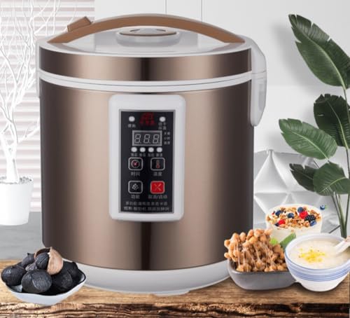 【Woxiro】 発酵器 黒にんにく発酵メーカー 炊飯ジャー 炊飯器 乾燥機 5L/6L/7.5L 大容量 独立した内部 ワンボタン自動操作 ニンニク自動発酵 ヨーグルト/納豆/キムチ/フルーツワイン対応 煮込み機能 使いやすい 多用途(7.5L多機能)
