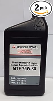Óleo de Transmissão Manual 75W-80 - 2 Quartos - Mitsubishi OEM Original