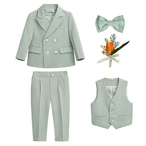 GUOCU 4/5/6 TLG Jungen Anzug Set,Kleine Jungen Frühling Formeller Kleidung...