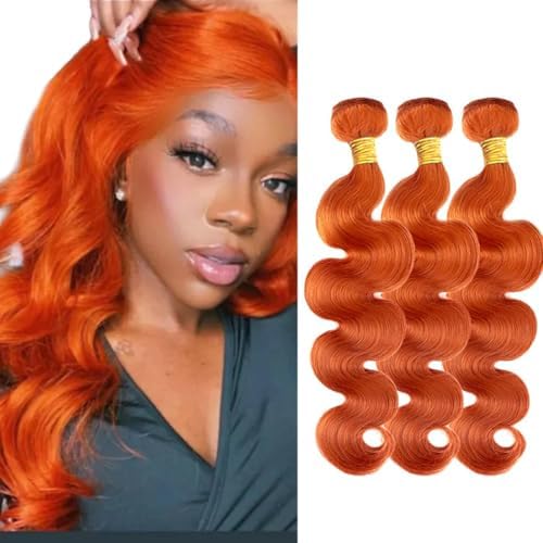 16 16 16 Inch Ginger Body Wave Bundles Color 350 Human