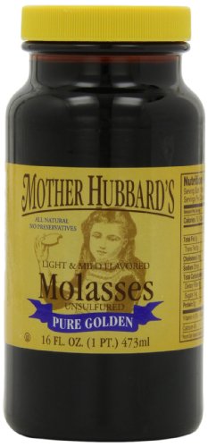 Mother Hubbards Golden Molasses, 16-Ounce (Pack of 6)