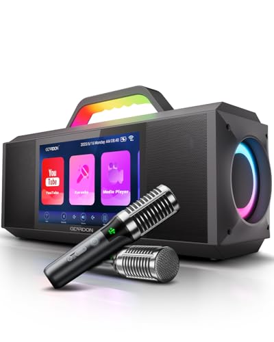 Karaoke Machine for Adults - with Lyrics Display and Screen,