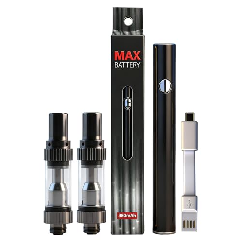 V-MOD E Dampfer Set Komplett, Vape Pen 380mAh Akku mit 2 x 0.5ml CBD Verdampfer, E-Zigarette Pod System Starterset, 510er Gewinde, Kein E-Liquid