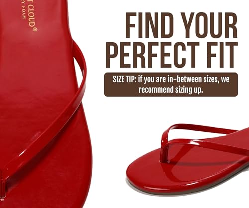 Image of Project Cloud Flip Flops for Women Footwear- Lightweight and Memory Foam Insole Sandals for Women 2026 - Durable Non-Slip Beach Essentials Flats for Women Sandals (Foundations)