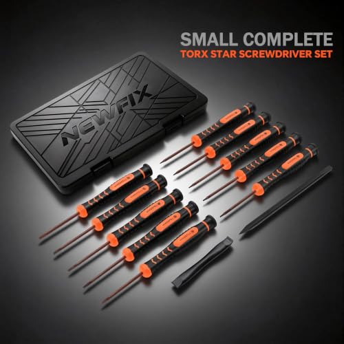 Torx Screwdriver Set with Case NEWFIX 10 Piece T2 T15 Small Security Bits T2 T3 T4 T5 T6 - image 2