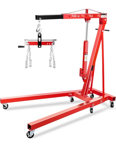Garvee 2 Ton Cherry Picker with 6 Steel Casters