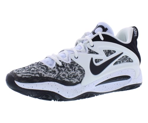 Nike KD 15 Men's Basketball Shoes (White/White/Black, us_Footwear_Size_System, Adult, Men, Numeric, Medium, Numeric_13)