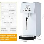 6L Commercial Automatic Steam Milk Frother Machine with LCD Display, Ideal for Coffee & Tea, Heavy-Duty Frothing for Cafés - Image 6