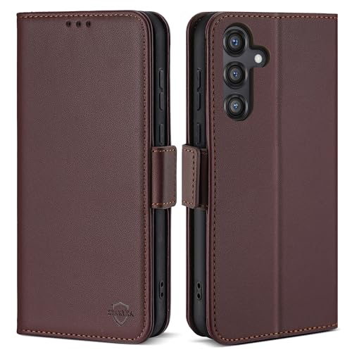 Housse Samsung Galaxy S24 FE marron café idéale pour visionner vos vidéos en mains libres