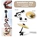 WGSWX Car Cymbal Air Vent - Clip-On Mini Car Symbol Drum for Music Lovers & Drummers, Car Crash Cymbal for All Types Of Vehicles, Easy Installation and Rugged (Gold)