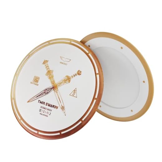 Yikun Professional Disc Golf Twin Swords | Distance Driver | 170-175g | Perfect for Outdoor Games and Competition | Golden
