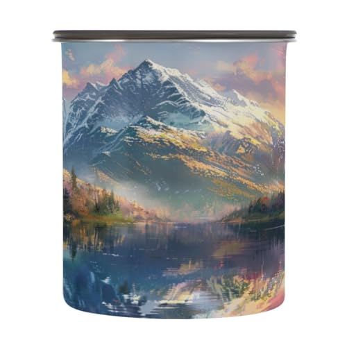Envase hermético de acero inoxidable para café de 30 oz