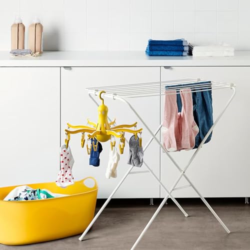 sarcia.eu PRESSA Gelber Kleiderbügel/Trockner für 16 Kleidungsstücke