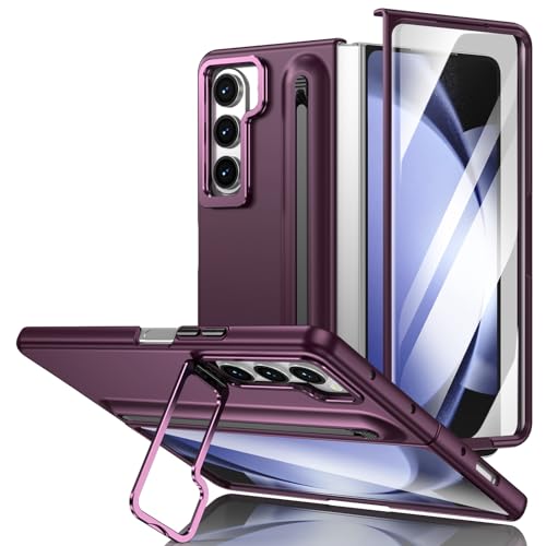 Protection Samsung Galaxy Z Fold 5 antichoc, étui rigide ZFold5 avec vitre