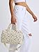 Floral Baby Diaper Bag Tote Mommy Bag Cute Cotton Diaper Bags Crossbody Baby Bags for Girl Pañaleras Para Beb (Off white)