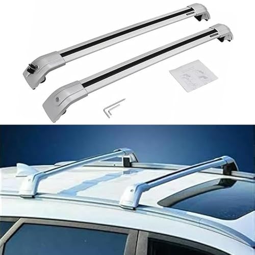 2Pcs Fits for Seat Ateca 2016-2023 Roof Rail Racks Cross Bars Crossbars Carrier