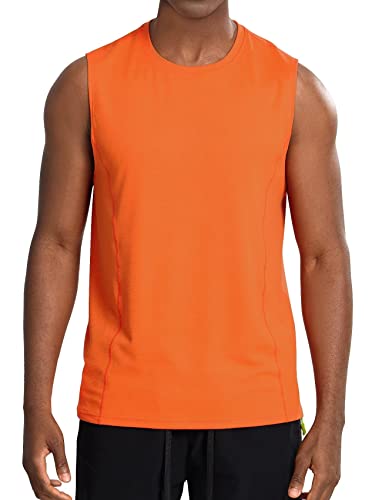 Zengjo Sleeveless Workout Shirts for Men Moisture Wicking,Athletic Running Tank Top Quick Dry Gym Tanks