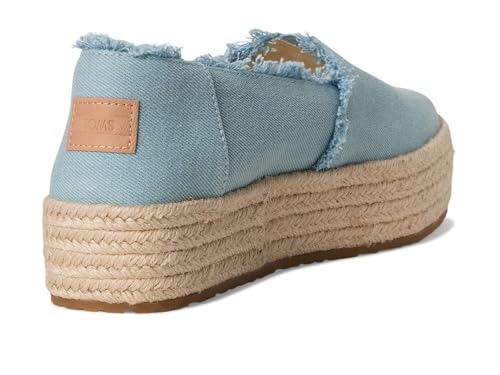 Image of TOMS Women's Valencia Platform Espadrille, Textile Upper, OrthoLite Insole
