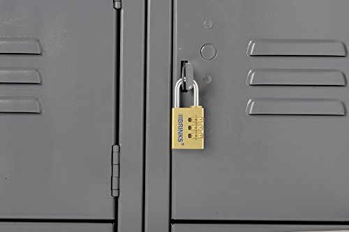 Brinks 151-30051-6 Resettable 1-3/16-Inch Brass Combination Lock #TOP3