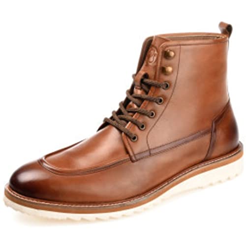 Image of Thomas & Vine Mens Mitchell Tru Comfort Foam Lace-up Moc Toe Ankle Boot