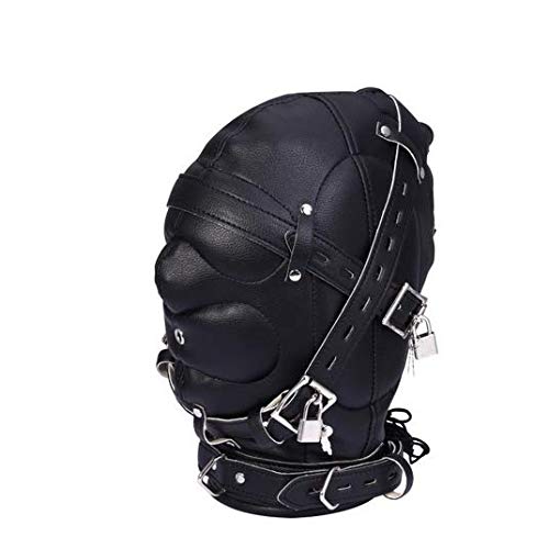 WANGLAOJIN Masque à Capuche fermé Noir adapté aux lieux de Jeux (B524) Cover