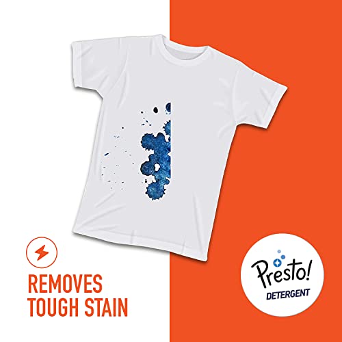 Image of Presto! Total Wash Detergent Powder 4 Kg Value Pack And Dish Wash Gel-2 L(Lemon)