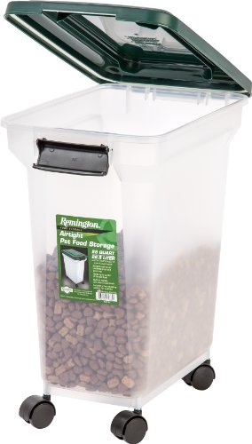 Iris Remington Airtight Pet Food Storage Container, 22-Pounds, Hunter Green #TOP1