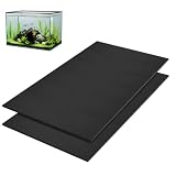 2 Stück Aquarium Unterlage 60 x 30 cm Aquarium Matte rutschfeste Aquariummatte Unterlegmatte Verdickte Sicherheitsunterlage für die Unterlage des Tanks