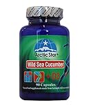Arctic Star 100% Pure Icelandic Wild Sea Cucumber Sea Cucumber Vitamin D3 90 Capsules 400mg Cucumaria Frondosa