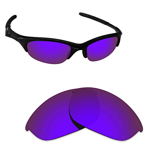 Lentes de repuesto polarizadas Alphax para gafas Oakley Half Jacket en color Plasma Purple