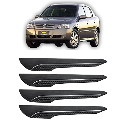 Image of AOSIS-Car Bumper Protector /Bumper Guard for Chevrolet Astra with Single Chrome Stripe (4-Pcs)